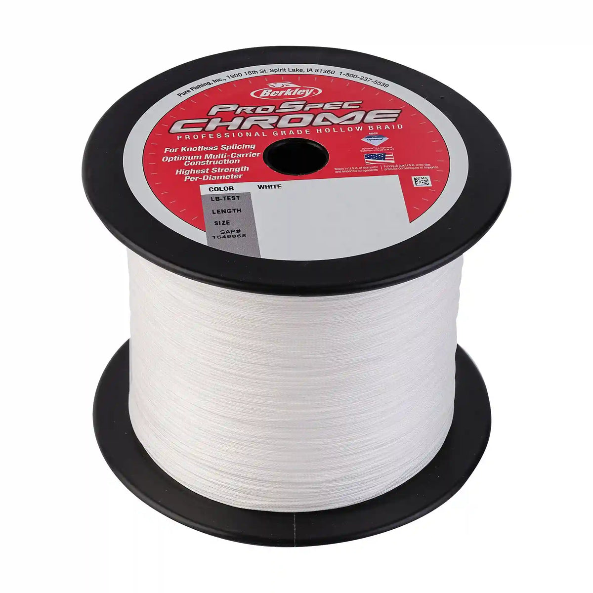 ProSpec® Chrome Premium Hollow Braid