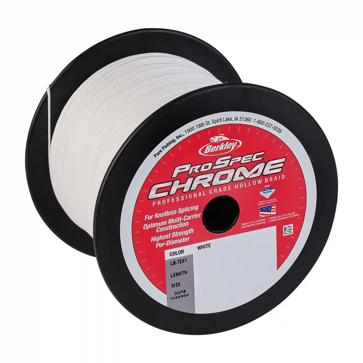 ProSpec® Chrome Premium Hollow Braid