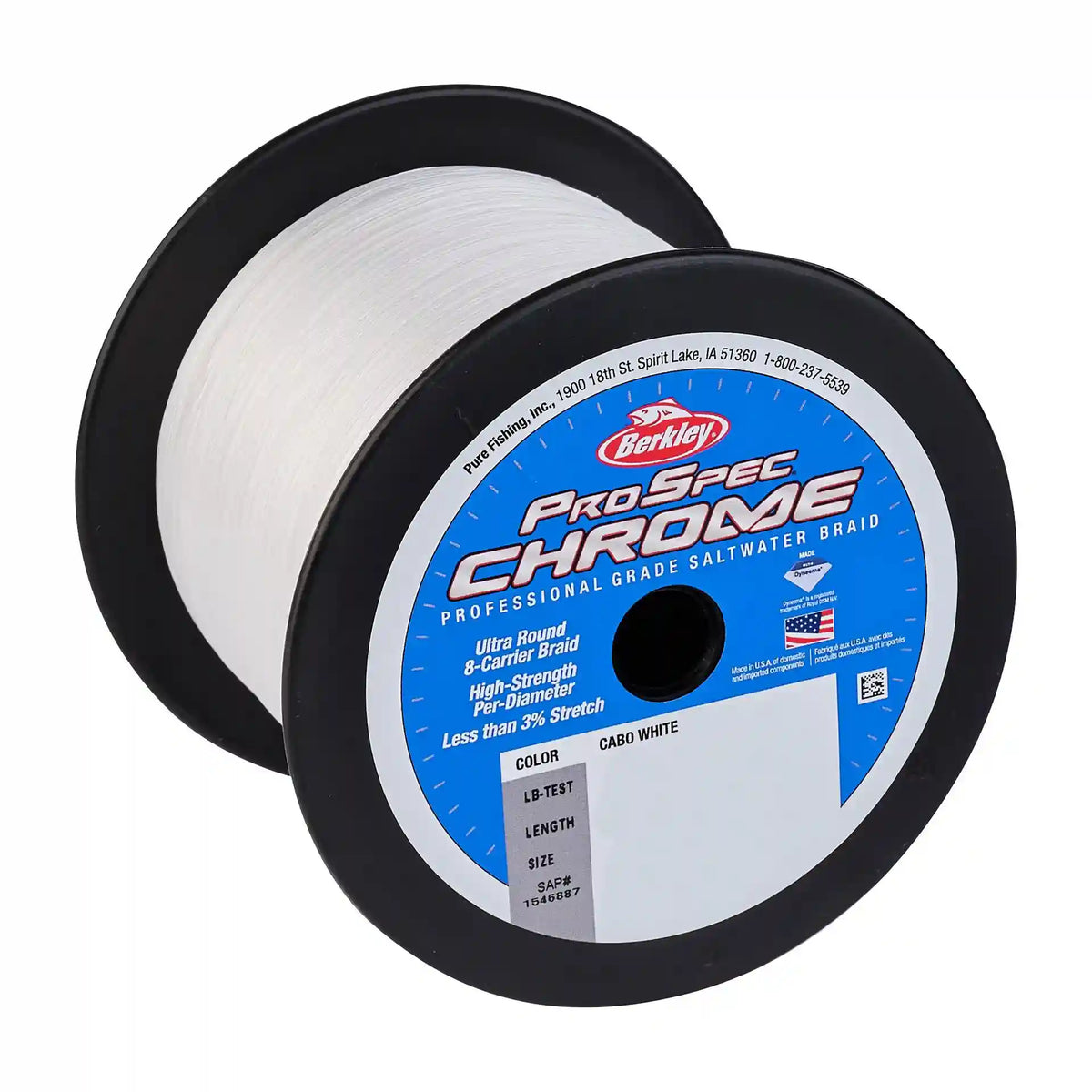 ProSpec® Chrome Premium Saltwater Braid