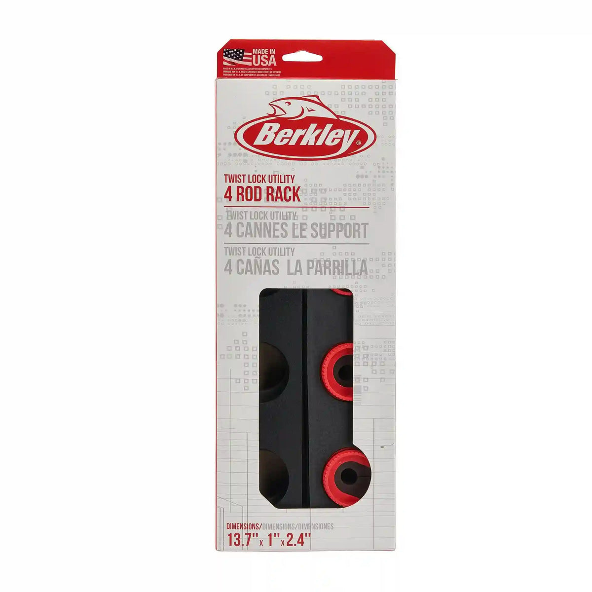 Twist Lock Utility 4 Rod Rack